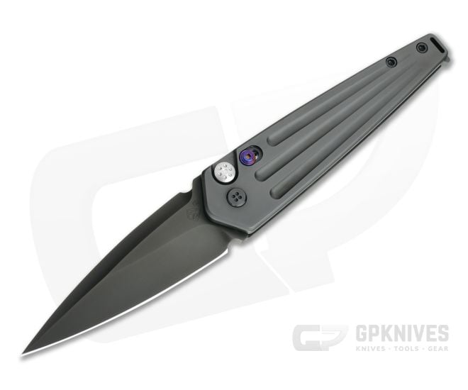 Medford Knives Nosferatu Black PVD S35VN PVD Titanium Button Lock Automatic - MKT-042