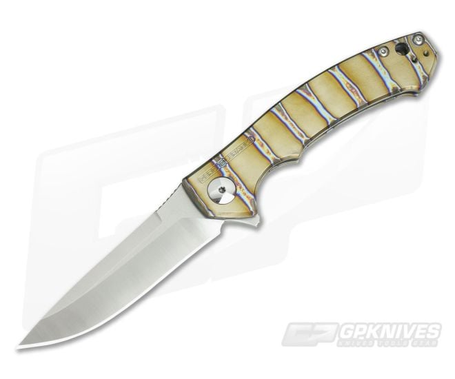 Zero Tolerance 0450 TiSurvival Flame Anodized Titanium Flipper 013 - ZT-0450-013