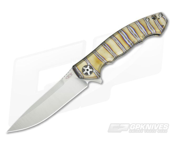 Zero Tolerance 0452 Titanium Flame Anodized S35VN Flipper - ZT-0452TI-07