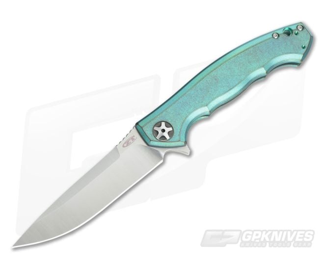 Zero Tolerance 0452 Titanium Lady Liberty Anodized S35VN Flipper - ZT-0452TI-08