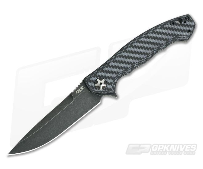 Zero Tolerance 0452WBW White Carbon Fiber BlackWash S35VN Flipper - ZT-0452WBW