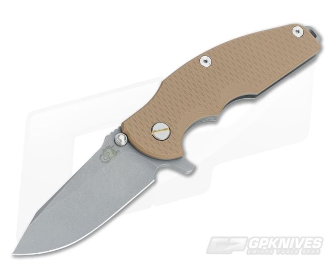 Hinderer Knives Jurassic 3.25" Coyote G10 SpearPoint WF - HK-0455