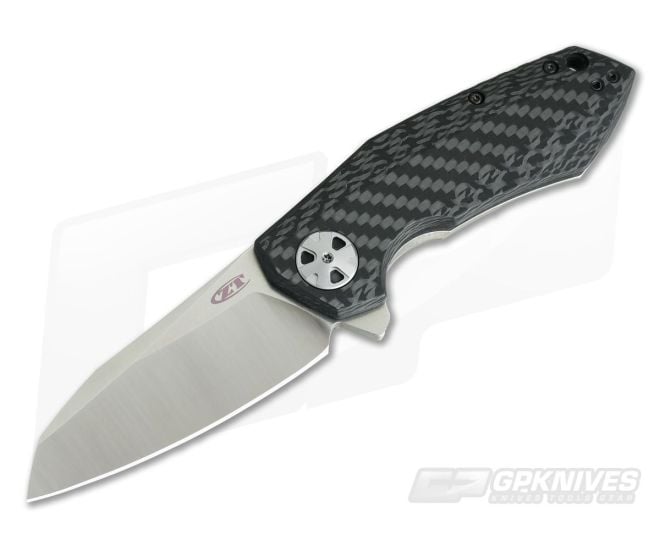 Zero Tolerance 0456CF Carbon Fiber Sinkevich Satin 20CV Sprint Run Flipper - ZT-0456CF