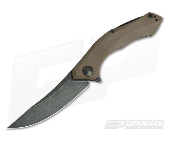 Zero Tolerance 0462TAN Sprint Run Tan G-10 BlackWash S35VN Flipper - ZT-0462TAN