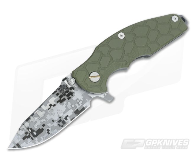 Hinderer Knives Digi Camo Jurassic S35VN Spear Point Working Finish #080 - HK-0474