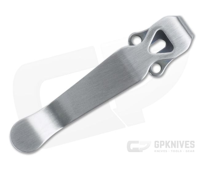 Lynch Northwest Benchmade Satin Titanium Deep Carry Pocket Clip - LNW-047