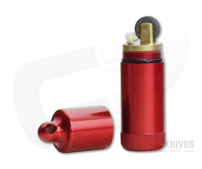 Maratac CountyComm XL Peanut Lighter Anodized Aluminum Red - MAR-048