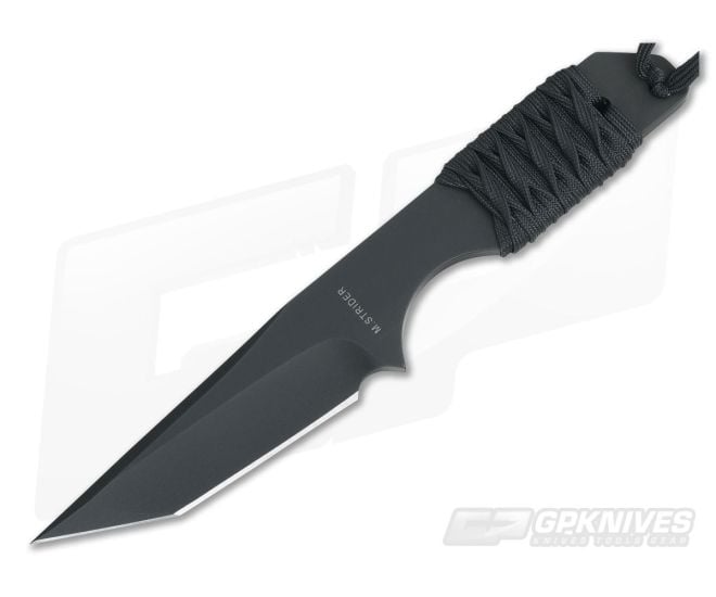 M. Strider DB-L Tanto Variant Cord Wrap DLC Tool Steel 048 - MSK-048