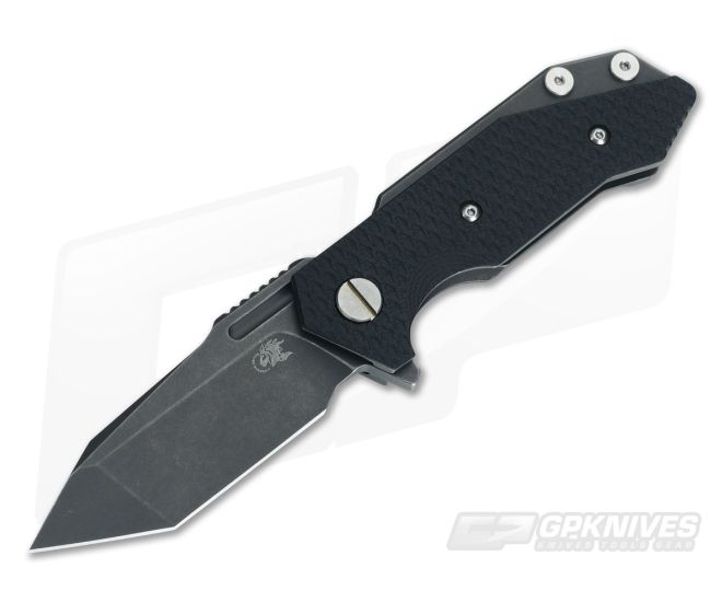 Hinderer Knives Half Track Tanto 20CV Black G10 Battle Black DLC - HK-0498