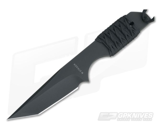 M. Strider DB-L Tanto Variant Cord Wrap DLC Tool Steel 049 - MSK-049