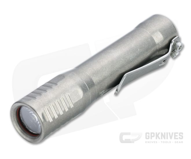 Focusworks EDC F2 Stonewashed Titanium 5000k LH351d 14500 Flashlight - FWE-04