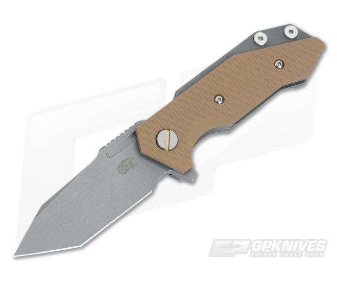 Hinderer Knives Half Track Tanto 20CV Coyote G10 Working Finish - HK-0504