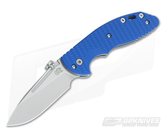 Hinderer Knives XM Slippy Stonewash 20CV Slicer Blue G10 - HK-0506