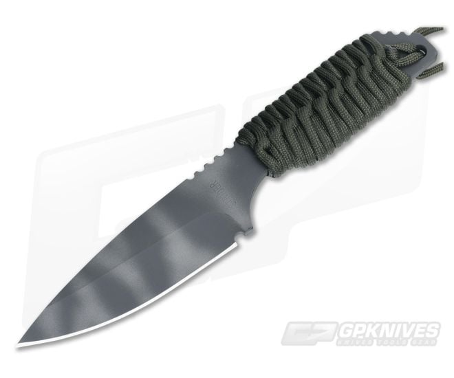Strider SA-L OD Green Cord Wrap Tigerstriped CPM-D2 - SK-050