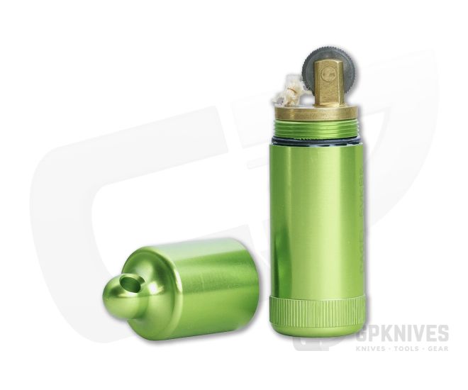 Maratac CountyComm XL Peanut Lighter Anodized Aluminum Green - MAR-050