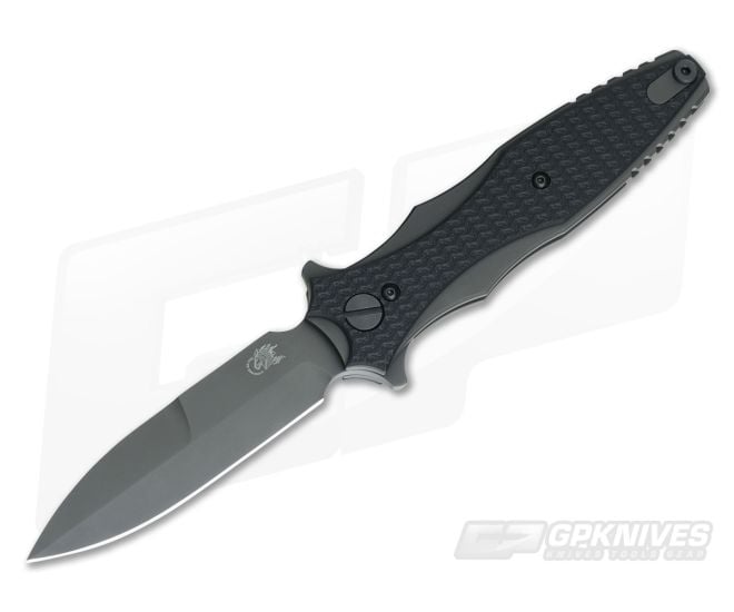 Hinderer Knives Maximus 3.5" Bayonet Grind 20CV DLC Blackout Black G10 - HK-0529
