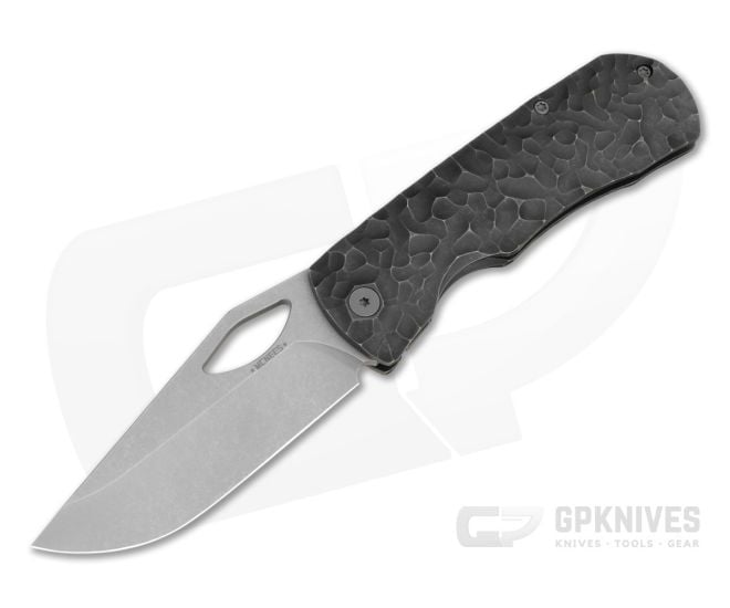 McNees Little Dixon Rock Antiqued Bronze Titanium MagnaCut Frame Lock Knife (3.41" Blade) - MNK-052