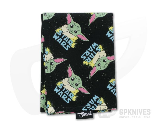 SwankHanks Star Wars Grogu The Child Black Cotton Microfiber Hank - SH-053