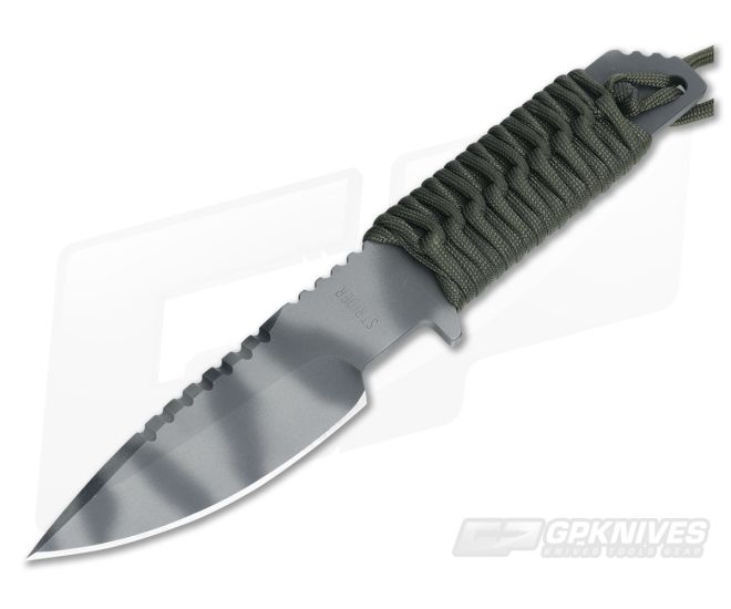 Strider HT-S OD Green Cord Wrap Tigerstriped CPM-D2 - SK-053