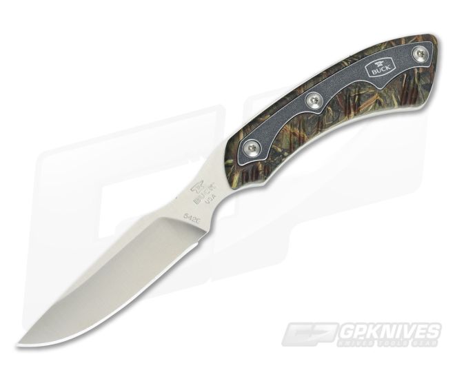 Buck Open Season Caper Fixed Muddy Water Camo - BU-0542CMS321