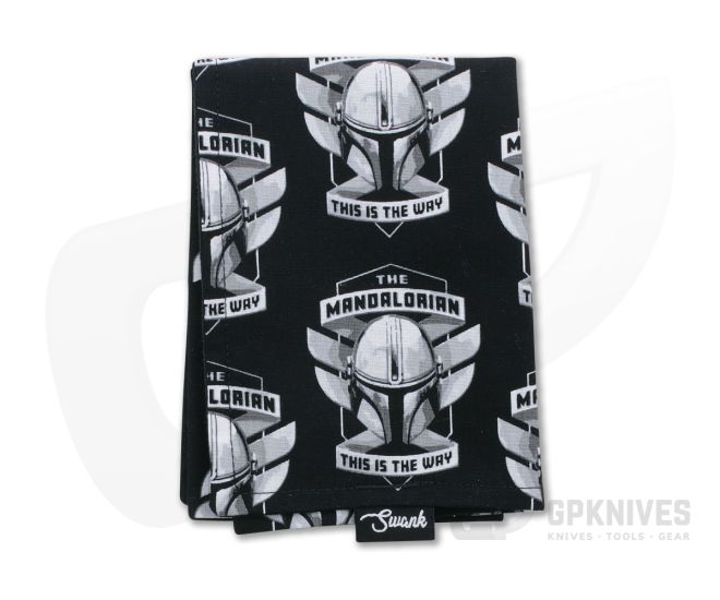 SwankHanks Star Wars Mandalorian Black Cotton Microfiber Hank - SH-054