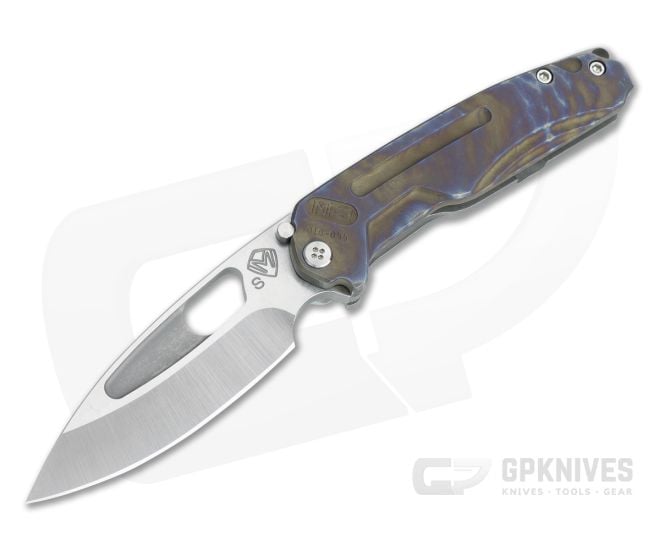 Medford Knives Infraction Tumbled S35VN Flamed Titanium Frame Lock Folder - MKT-055