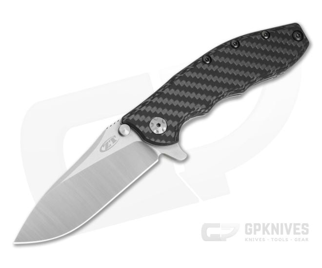Zero Tolerance 0562CF Hinderer Magnacut Slicer Carbon Fiber Flipper - ZT-0562CF
