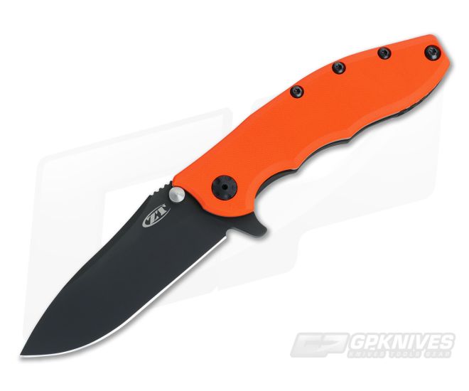 Zero Tolerance ZT 0562ORBLK Orange G10 Handle with Black DLC Blade