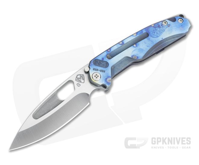 Medford Knives Infraction Satin S35VN Faced Flamed "Galaxy" Titanium Frame Lock Folder - MKT-056