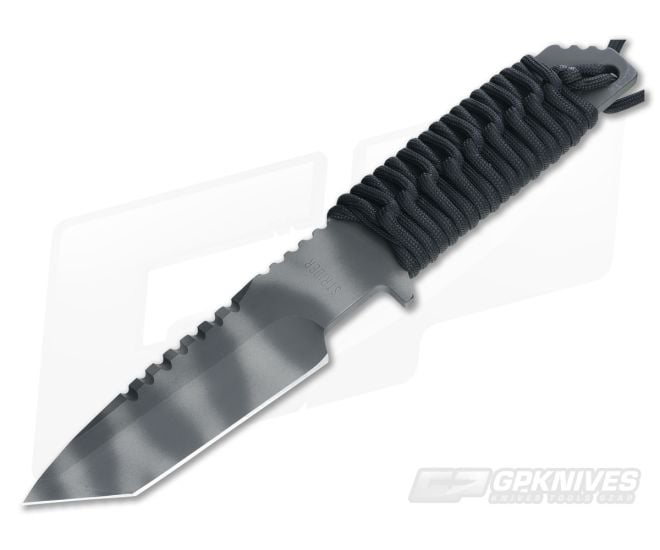 Strider HT-T Black Green Cord Wrap Tigerstriped CPM-D2 - SK-056