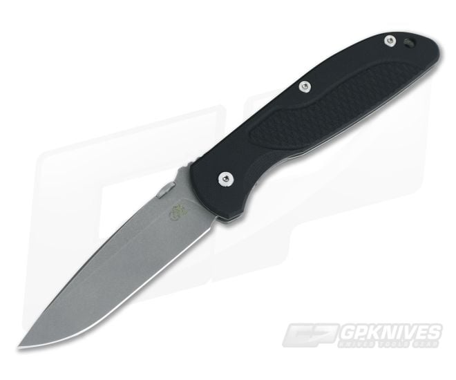 Hinderer Firetac Spanto Working Finish 20CV Thumb Disk Black G10 Titanium Frame Lock Folder - HK-0572
