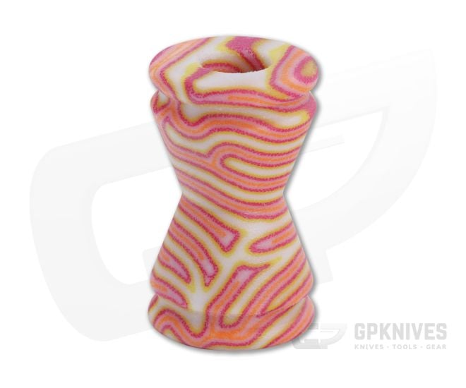 Dawson Machine Craft Toxic Crazy Fiber Hourglass Lanyard Bead - DMC-05
