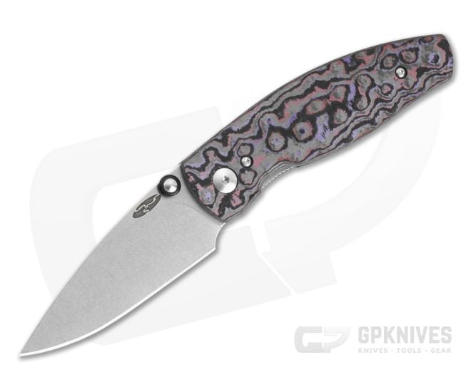 TRM Neutron 2 Purple Haze 3D Contoured FatCarbon MagnaCut Liner Lock Knife (3.00" Blade) - TRM-060