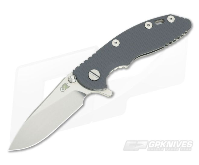 Hinderer XM-18 3" GEN 6 Stonewash 20CV Slicer Grey G10 Tri-Way Pivot Flipper - HK-0618