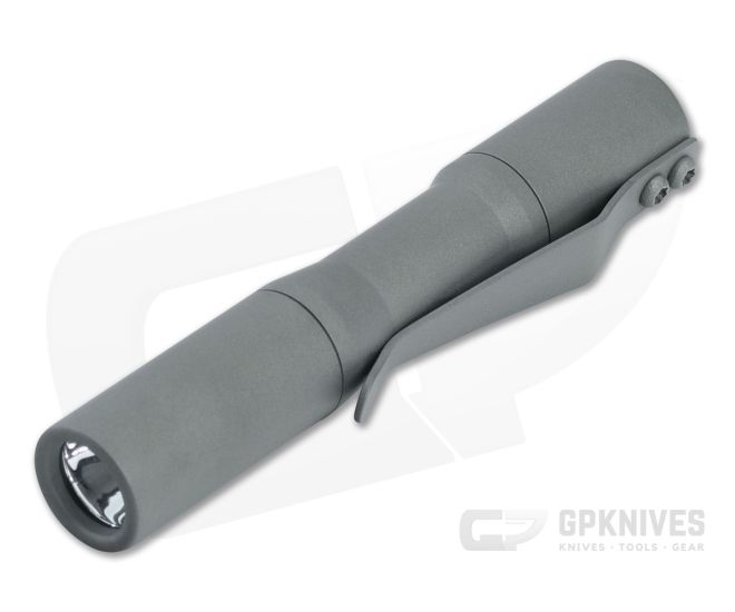 CWF Micro Click Titanium Flashlight Blasted Stonewash Finish (4500K) - CWF-061
