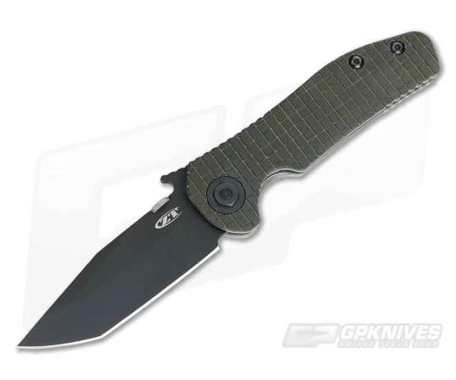Zero Tolerance 0620 with Custom Green Micarta Grid Scale - ZT-0620-004