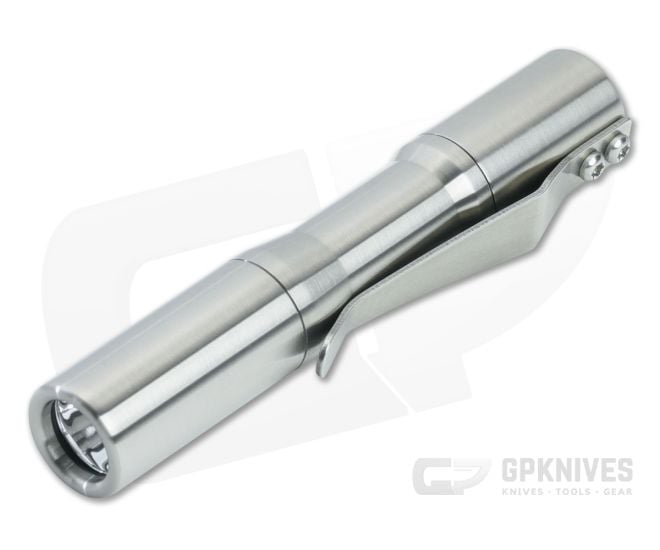 CWF Micro Click Titanium Flashlight Machined Finish (4500K) - CWF-062