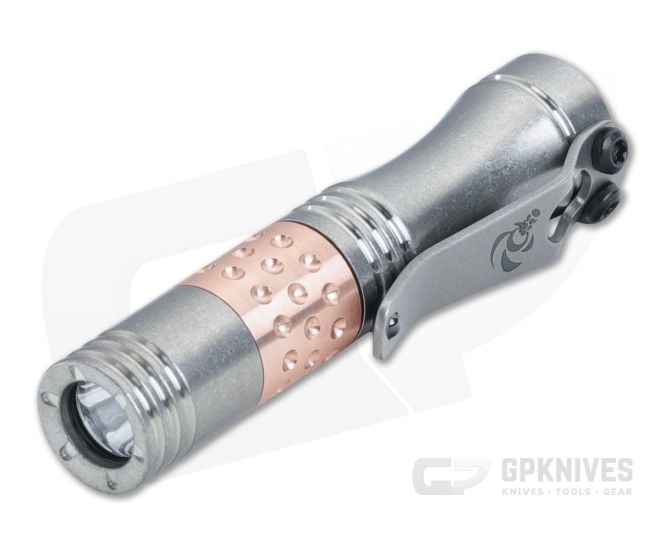 Laulima Metal Craft Hoku Flashlight Titanium & Copper 4500K Neutral White LED LMC-063 - LMC-063