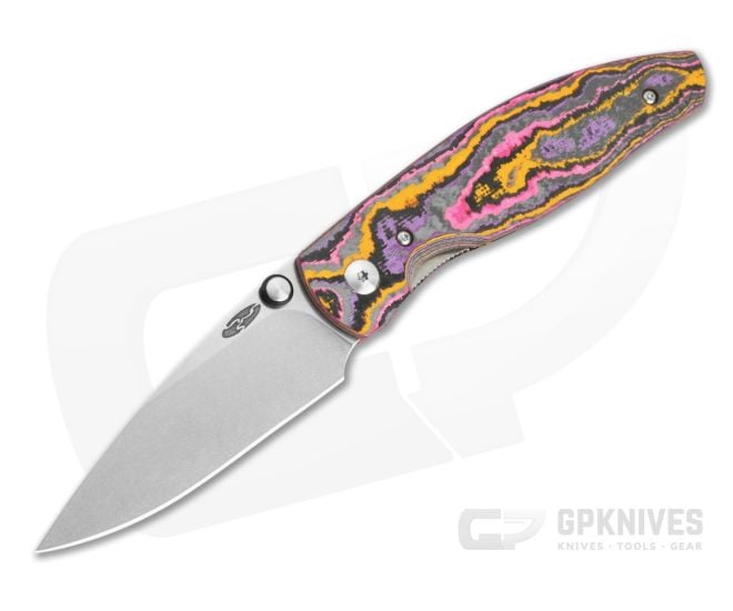 TRM Atom Pop 3D CamoCarbon MagnaCut Liner Lock Knife (3.50" Blade) - TRM-063