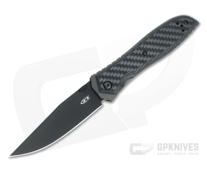 Zero Tolerance 0640BLK Limited Edition Black 20CV Carbon Fiber Titanium Folder - ZT-0640BLK