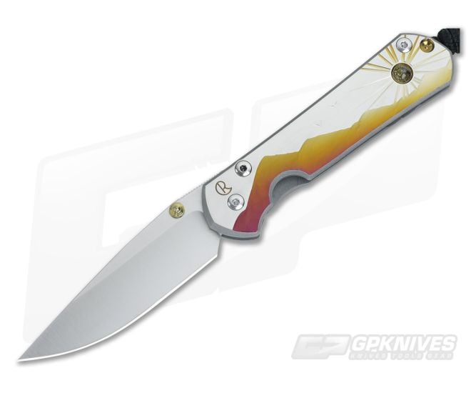 Chris Reeve Small Sebenza 21 "Morning Sun" Unique w/Citrine 064 - CRK-064