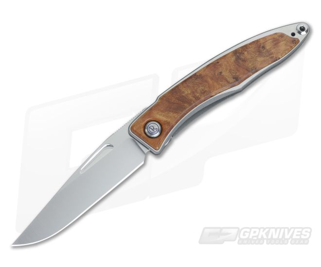 Chris Reeve Mnandi Thuya Burl Wood Inlays 065 - CRK-065