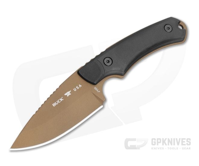Buck 664 Alpha Hunter Backcountry - Bronze Cerakote Fixed Blade