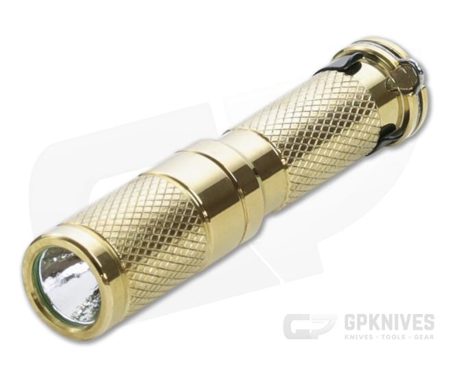 Maratac Brass AAA REV 4 170 Lumen Neutral White LED Key Chain Flashlight - MAR-066