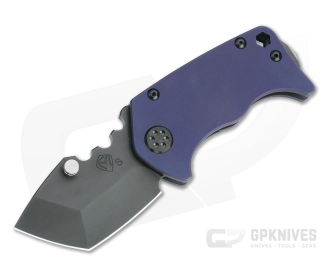 Medford Panzer Tanto PVD S35VN Blue Titanium Frame Lock Folder - MKT-066