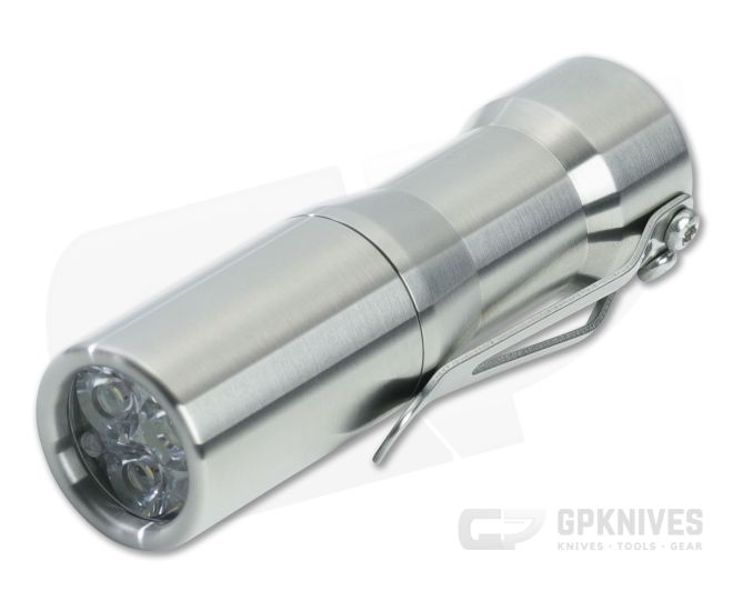 CWF Arcadian Titanium Triple Emitter Flashlight Machined Finish (4000K) - CWF-068