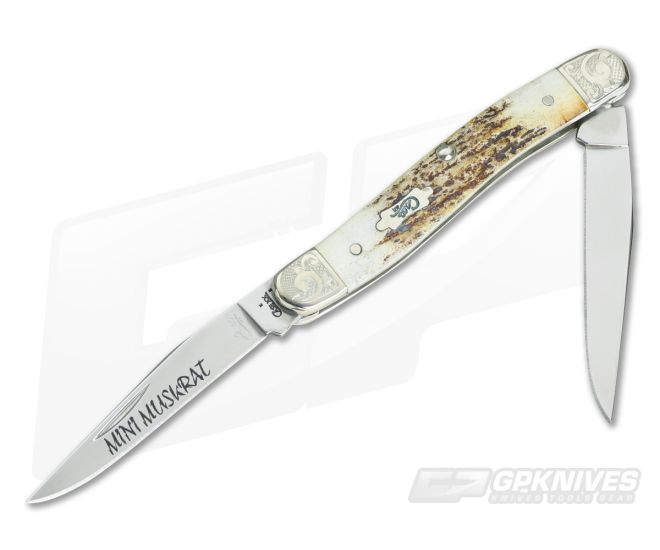 Case Family Set Engraved Mini Muskrat Stag - CA-06966M