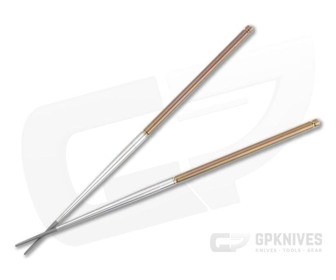 Foltsum 2-Piece Titanium Chopsticks Bronze Satin - FLM-06