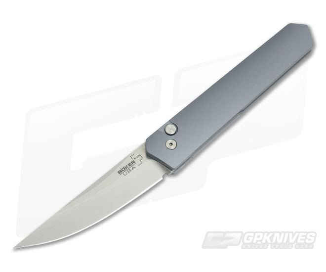 Boker Burnley Kwaiken Gray Automatic Knife 06EX290 - BO-06EX290