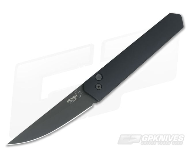 Boker Burnley Kwaiken Black Automatic Knife Black DLC Blade 06EX292 - BO-06EX292